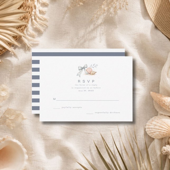 Conchas & Sininhos de Casamento RSVP (Criador carregado)