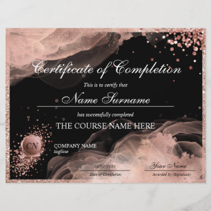 Conclusão do curso de Prêmio do certificado de con