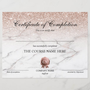 Conclusão do curso de Prêmio do certificado de con