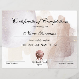 Conclusão do curso de Prêmio do certificado de con