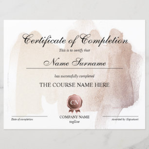 Conclusão do curso de Prêmio do certificado de con