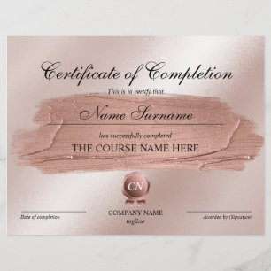 Conclusão do curso de Prêmio do certificado de con