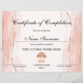 Conclusão do curso de Prêmio do certificado de con