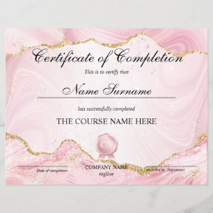 Conclusão do curso de Prêmio do certificado de con