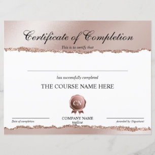 Conclusão do curso de Prêmio do certificado de con