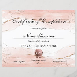 Conclusão do curso de Prêmio do certificado de con