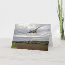 Concorde - Cartão de Saudação de Execução de Alta