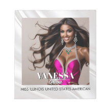 Concurso de Beleza Sunburst Bloco de Notas de Foto