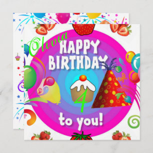 Concurso de Cartão de Aniversário Feliz