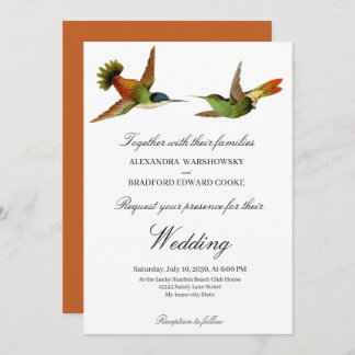 Concurso de casamento de Hummingbird Terracotta