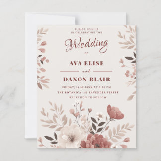 Concurso de Casamento de Orçamento Floral Dusty Bl