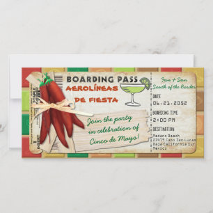 Concurso de Passagem de Embarque Fiesta Cinco De M