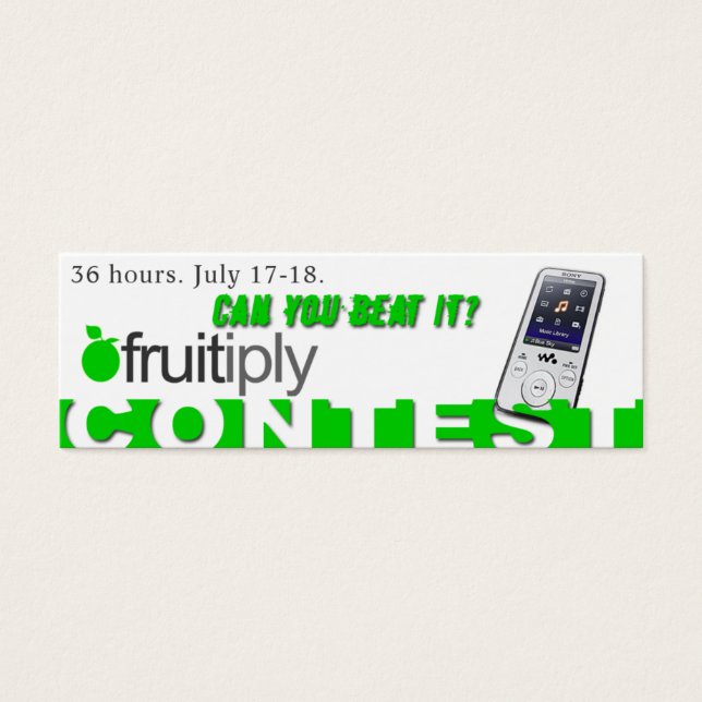 Concurso Fruitiply (Frente)