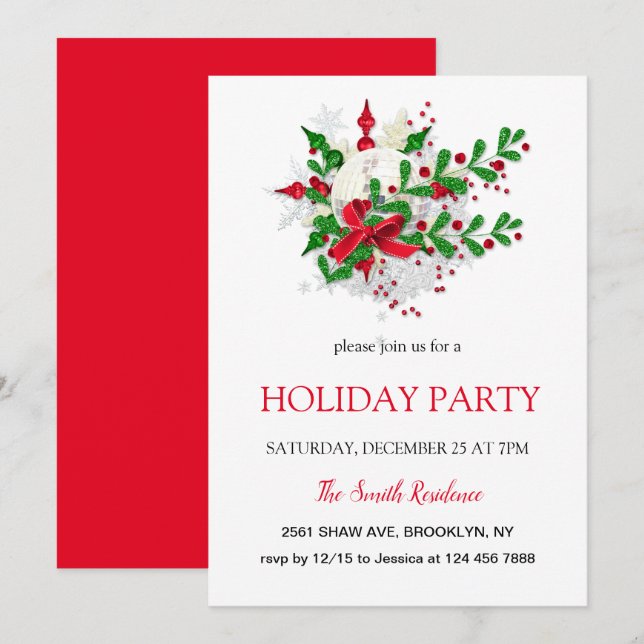 Condecoração de Ano Novo, Convite para estrela de  (Frente/Verso)