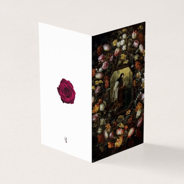 Condolências Católicas Obrigado Cartões (Exterior)