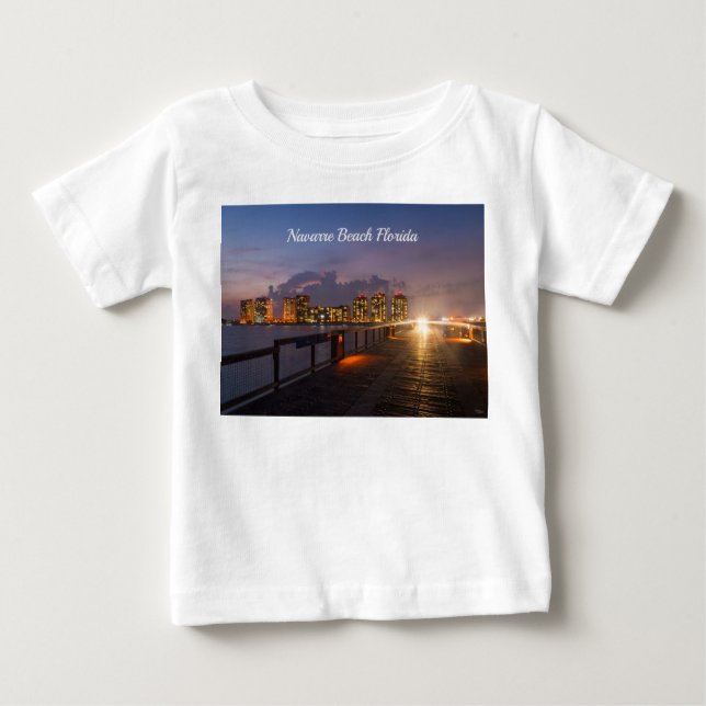 Condução Em Navarre Beach Pier Toddler T-shirt (Frente)