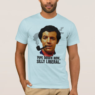 Conduza para baixo agora, camisa retro liberal