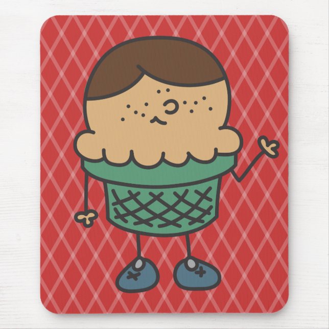 Cone Mousepad de Lil Itty Charles (Frente)