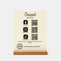 Conectar-se com o código QR da mídia social