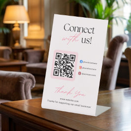 Conecte-se Conosco Código QR de Mídia Social Empre