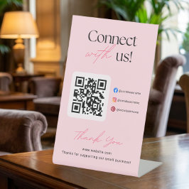 Conecte-se Conosco Código QR de Mídia Social Empre