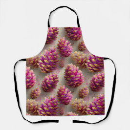 Cones cor-de-rosa-inverno com acentos de Ouro