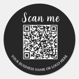 Conexão instantânea: Autocolante de código QR de e