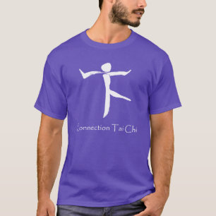 Conexão Tai Chi - Logotipo branco T-Shirt