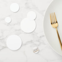Confete de Mesa de Casamento Floral