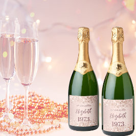 confete rosa de ouro do ano festa de aniversário