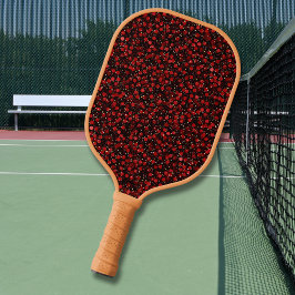 Confete Vermelho Elegante no Estilo Brilho Preto