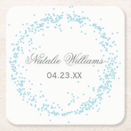 Confetes Azuis - Porta-copos Personalizado