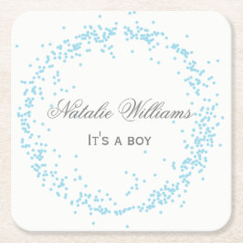 Confetes Azuis - Porta-copos Personalizado