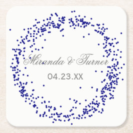 Confetes Azuis - Porta-copos Personalizado