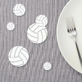 Confetes de Mesa para Festa de Volei Personalizada