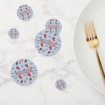 Confetes de Mesa Personalizados de Outono