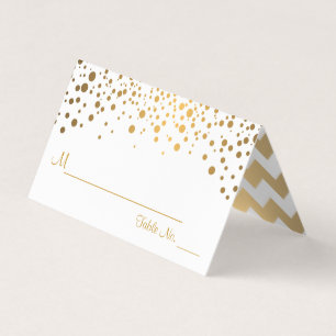 Confetti branco e Dourado 2   Colocar cartões