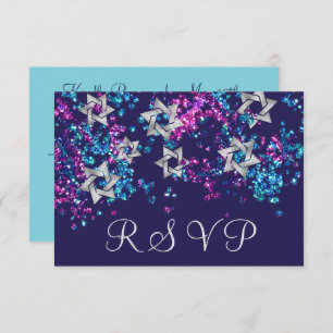 Confetti Colorida RSVP Silver Star Glittery