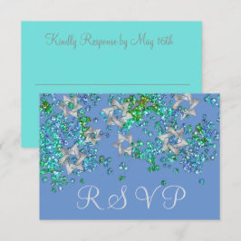 Confetti Colorida RSVP Silver Star Glittery