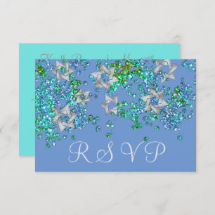 Confetti Colorida RSVP Silver Star Glittery