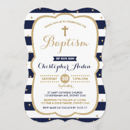 Confetti de Convite Batismo para Meninos marinhos 