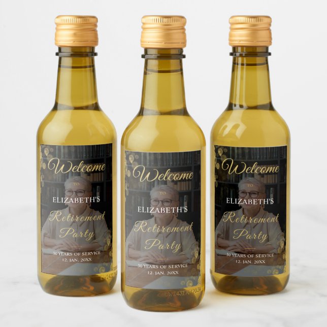 Confetti Dourado do Partido de Retirada de Script  (Garrafas)