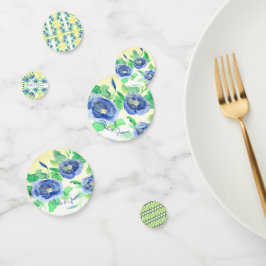 Confetti Mesa Flor Azul