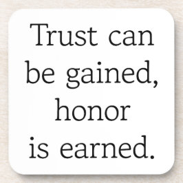 Confiança e honestidade na Porta copos plástica do