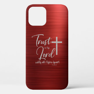 Confiança no caso Lord KJV Bíblia Verse iPhone 12