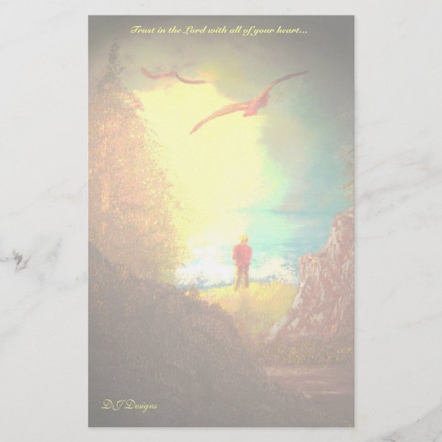 Confiança no senhor Artigos de papelaria (Frente)