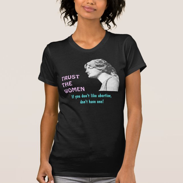 CONFIE a camisa da obscuridade das MULHERES (Frente)