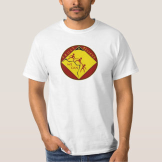 Confie e acredite que podemos. Design de camiseta 
