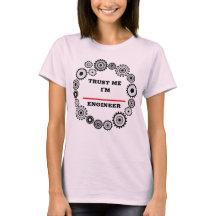 Confie em Mim Camiseta Eu Sou um Engenheiro