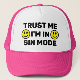 Confie em Mim - Estou no Modo Pecado™ Boné de Cami
